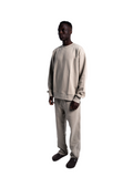 CREWNECK + SWEATPANTS SET (Light Gray)