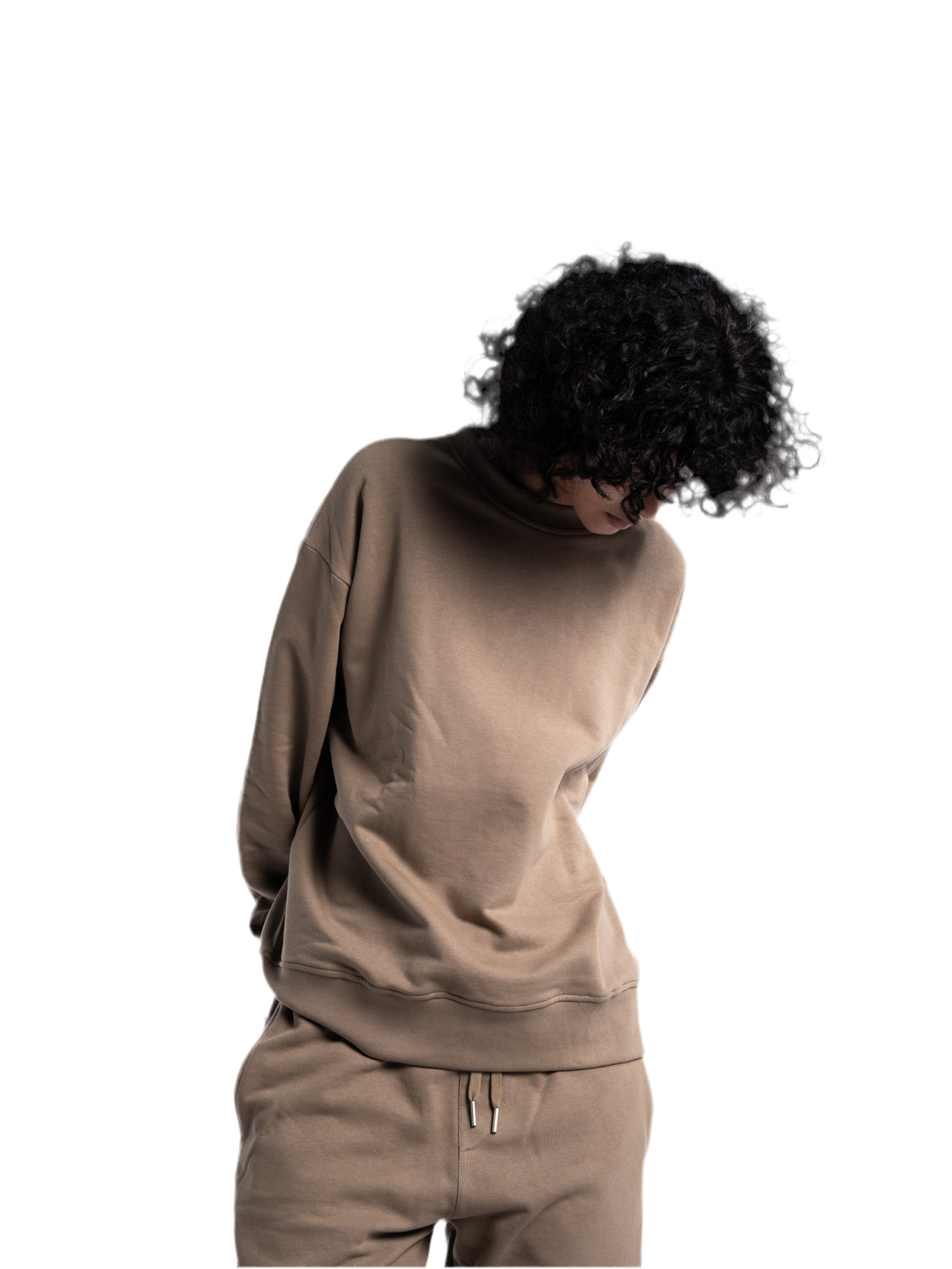 FRAMEWORK CREWNECK + SWEATPANTS SET (Cafe)